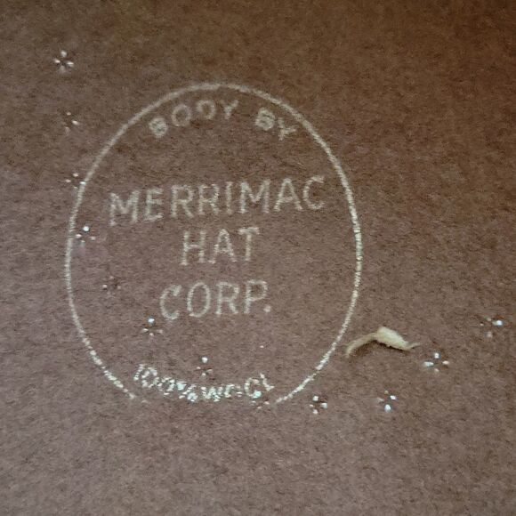 Vintage Studded Wool Felt Hat Ca. 1930's-1950's - Picture 4 of 4